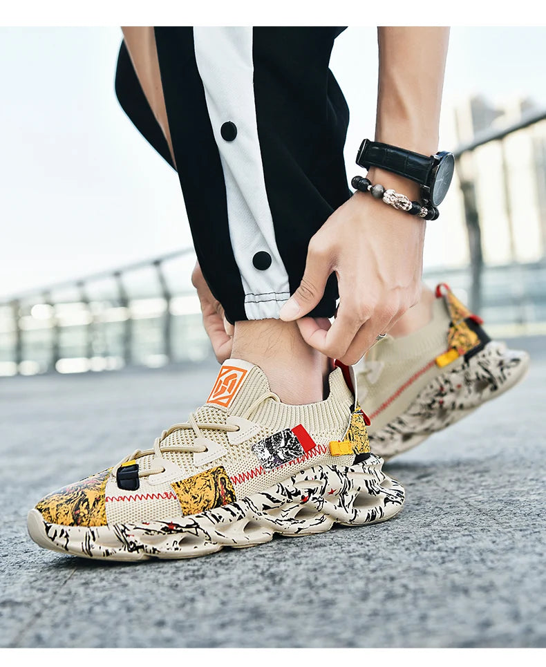 Shoes men Sneakers Male casual Mens Shoes tenis Luxury shoes Trainer Race Breathable Shoes fashion loafers running Shoes for men