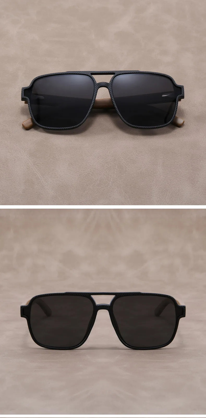 Wood Grain Sunglasses for Men Wood Grain Sun Glasses Man Eyeglasses Polarizing Glasses UV Protection Eyewear