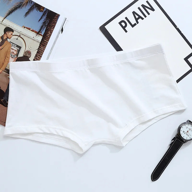 Men Underwear Boxer Cueca Male Panties Mens Sexy Shorts Men's Solid Soft Underpants Knickers Shorts Men Trunks