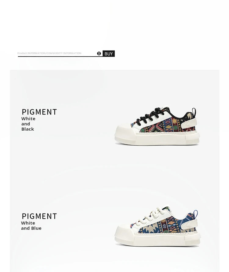 Trendy Street Style Lace Up Sneakers for Men Outdoor Activities Shoes Обувь Skate Shoes for Men Comfy Non Slip Casual Sneakers