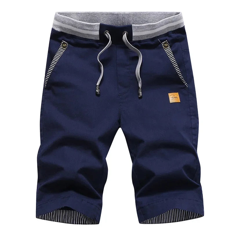 Sport Shorts Man Summer Men's Casual Cotton Linen Shorts Beach Short Pants Male Bermudas Trend Breeches Casual Classic Brand