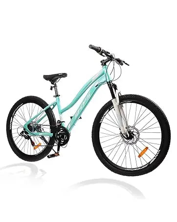 Mountain Bike 27.5" Sizes, 21-Speed Twist Shifting, Disc Brakes, Adult Bicycle with Suspension Fork,Ideal for Adventurers