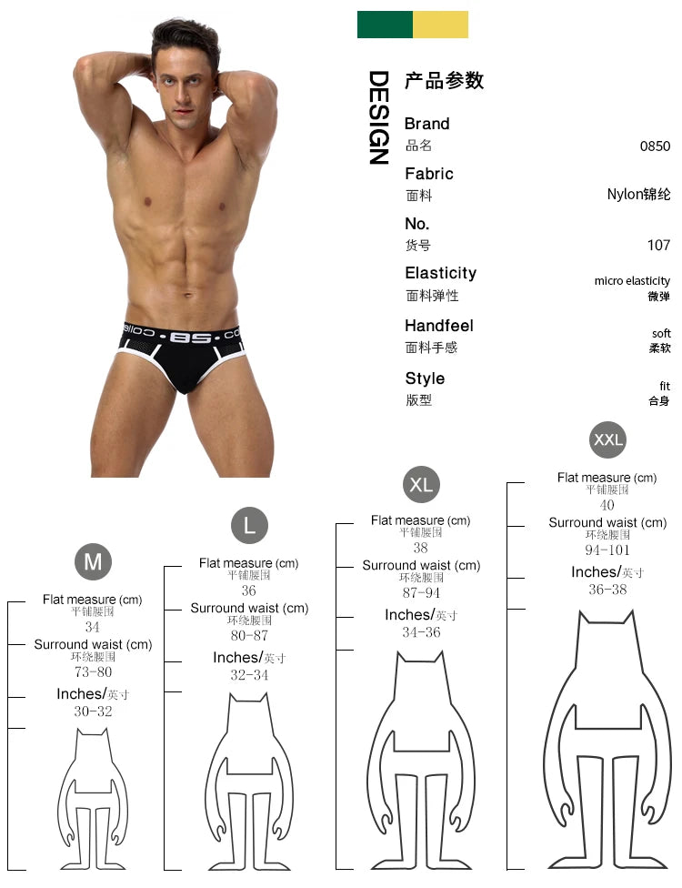 Men Underwear Mesh Qucik-Dry Sexy Men Briefs Breathablen Men Slip Cueca Male Panties Underpants Briefs Spring Summer