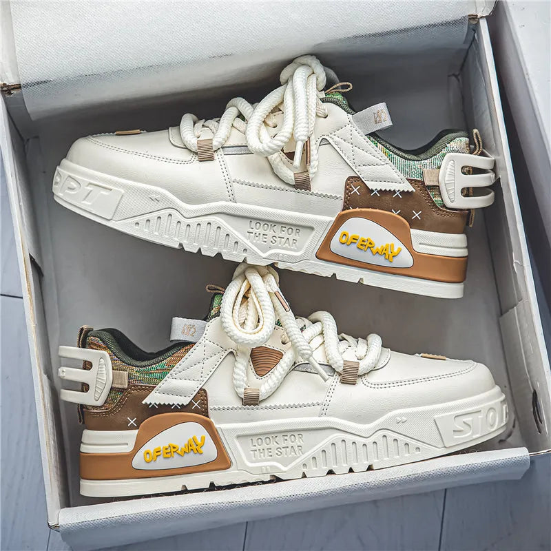 Shoes For Men Tennis Bread Hip-Hop Punk Skateboard Shoes Fashion Male Sneakers Couple Outdoor Sport Casual Shoes