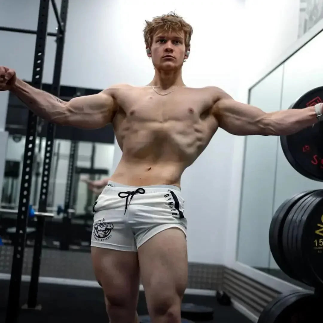 Sports Shorts Men Gym Workout Running Shorts Bodybuilding Joggers Summer Fitness Training Jogging Short Pants Male Beach pants