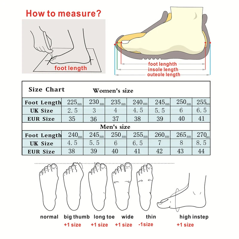 New men's Women's Summer Aqua Wading Sandals Non slip Breathable Women Casual Shoes Women Outdoor Beach Sandals