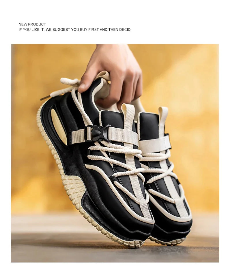 Fashion Men's Sneakers 2025 Trend Personalized Casual Men Shoes Comfort Platform vulcanized Shoes for Men Zapatillas De Hombre