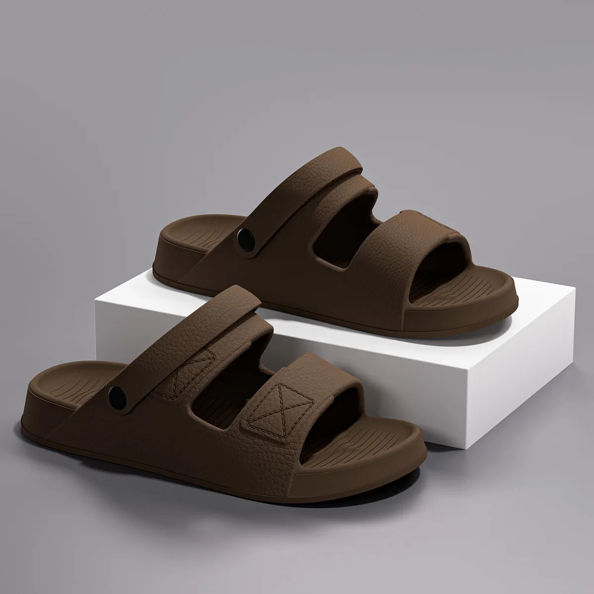 Summer Men Sandals New Non-slip Outdoor Sandals Comfortable Soft Bottom Indoor Slippers