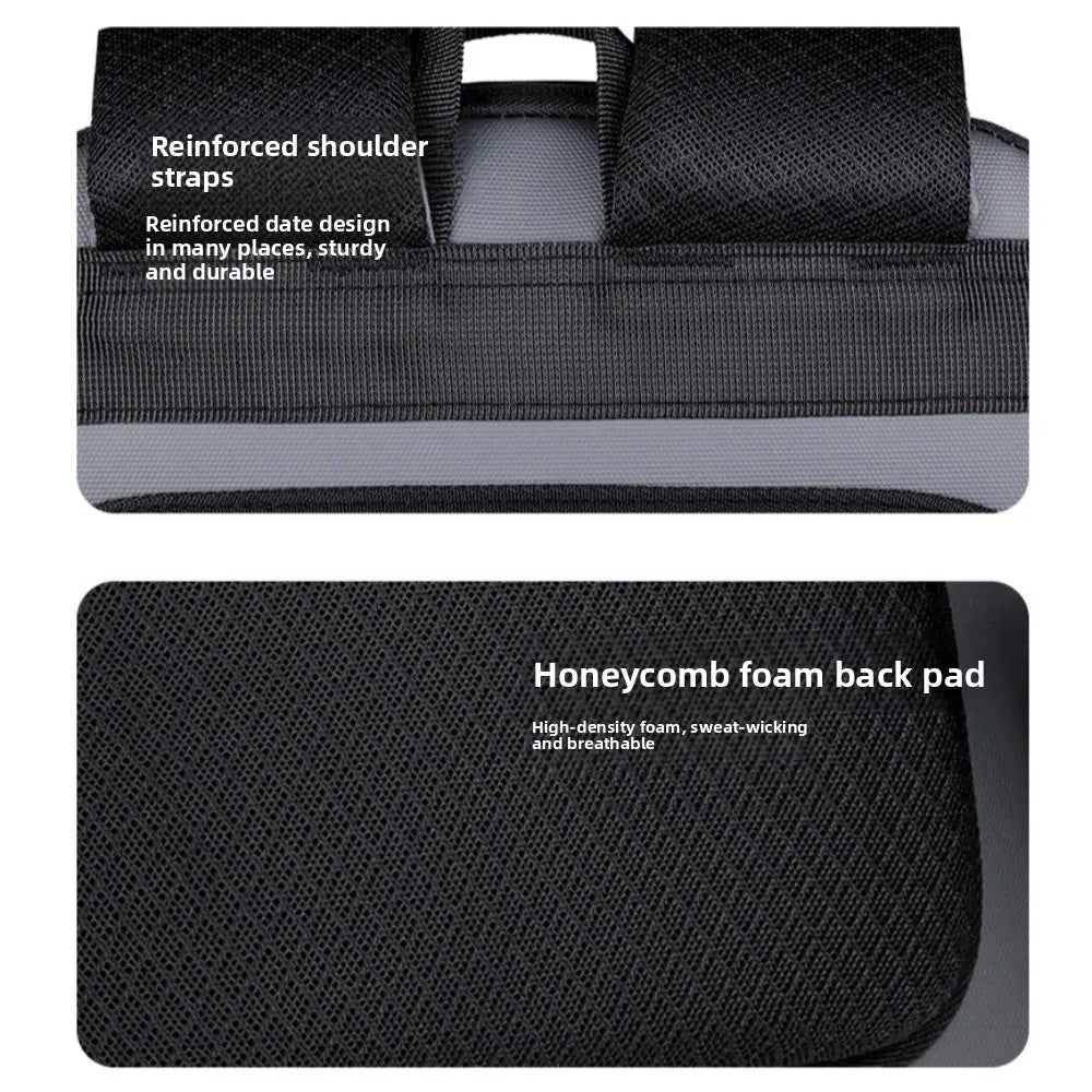 Durable Large Capacity Men's Backpacks Scalable Luggage Carry Travel Knapsack Multi-pockets Waterproof Laptop Bag Men Boys