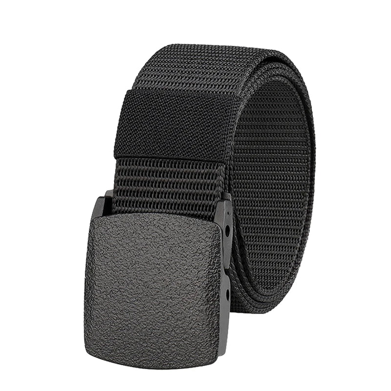 MEN'S Tactical Belts With Automatic Buckle Men's Canvas Belts Premium Pants Belts Sports Belts Nylon Belts
