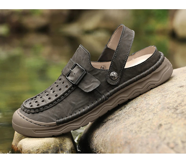 Summer Men‘s Sandals Casual Comfortable Men Slippers 2025 New Designer Sneakers Lightweight Outdoor Beach Sandals Men's Shoes