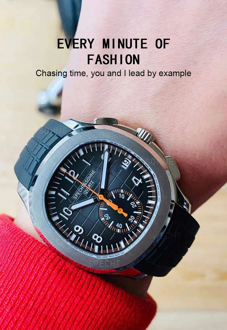 Mens Watches Top Brand Luxury Waterproof Luminous Hands Chronograph Wrist Watch Men Watch 2021 Sport Male Clock Military Watch