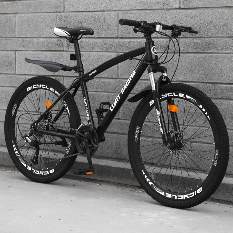 21/24/27-speed Shock Absorption Racing Bike Carbon Steel Frame Mountainbike 26 Inch Bicycle for Adults