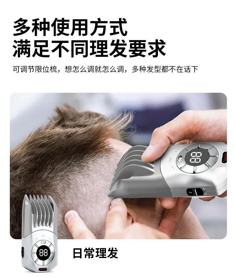 Electric hair clippers for home use, salon use, and professional hair clippers.