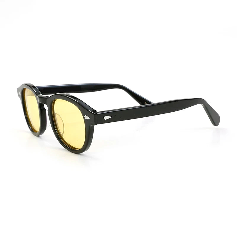 Men's Sunglasses Woman Johnny Depp Polarized Sun Glasses Acetate Frame Luxury Brand Vintage Driver's Shade