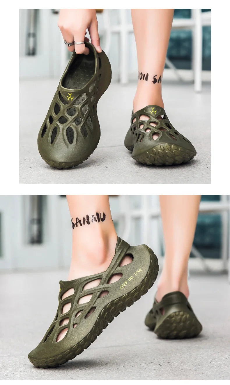 Men Summer Comfortable Breathable Sandals Outdoor Leisure Water Shoes for Hiking and Beach