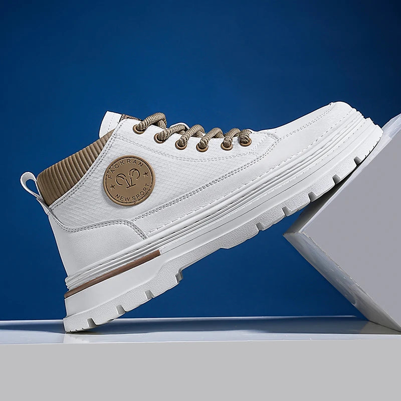 Men's Shoes 2024 Autumn and Winter New Rubber and Plastic Casual Fashion Men's Boots Warm and ComfortableBoots  Mens Boots