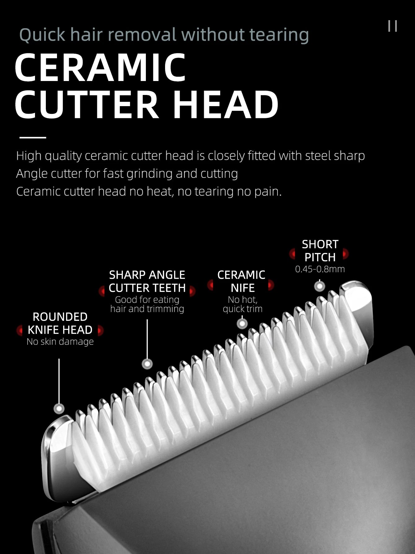 KEMEI Professional Hair Clippers for Men Waterproof Electric Hair Trimmer Set Rechargeable Barber Clippers with LCD Display