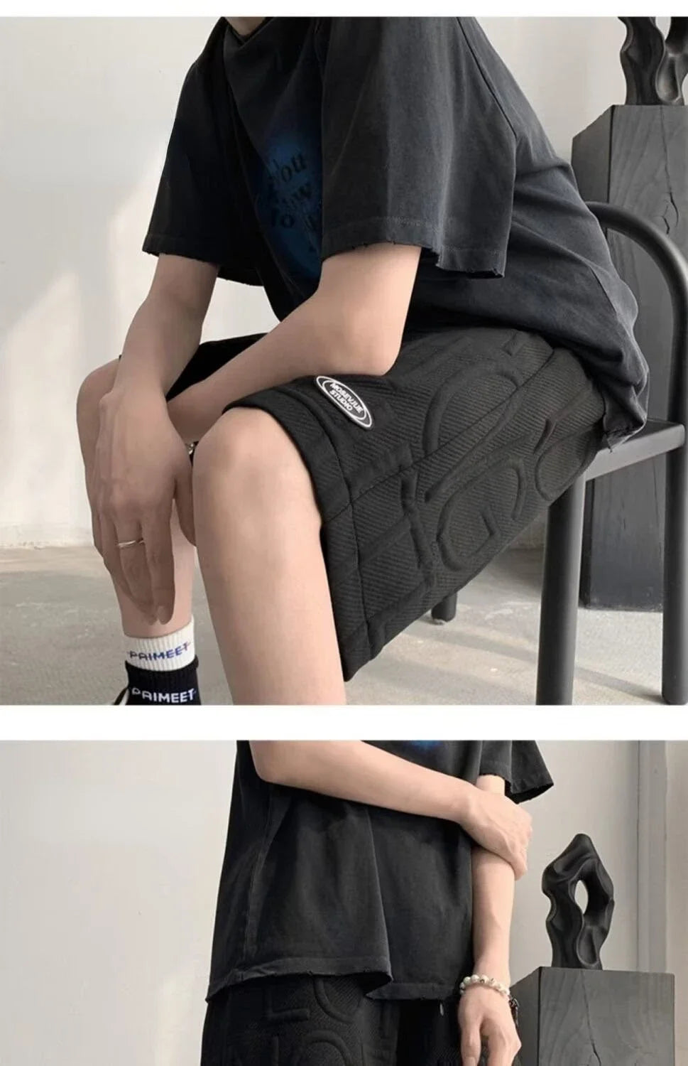 men's shorts Summer Running Casual Jogging Sport Short Pants Letter print Short for Men Drawstring Loose Dry Gym beach short man