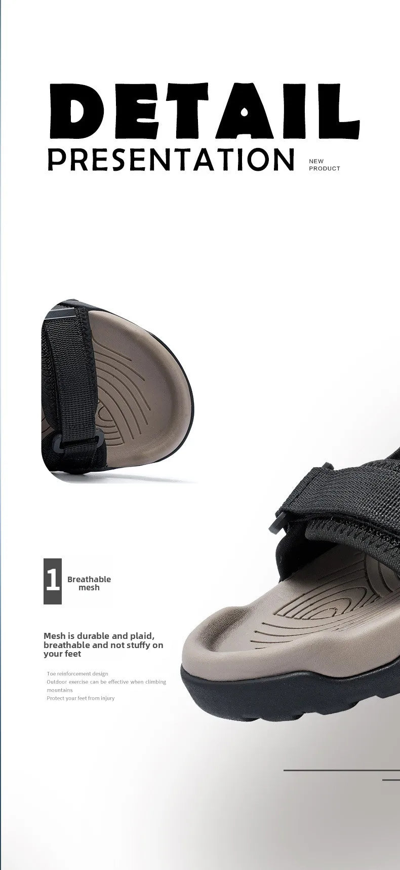 Summer Men Women Casual Sandals Couple Breathable Beach Slipper Outdoor Thick Soled Non Slip Sports Slippers for Men Big Size47