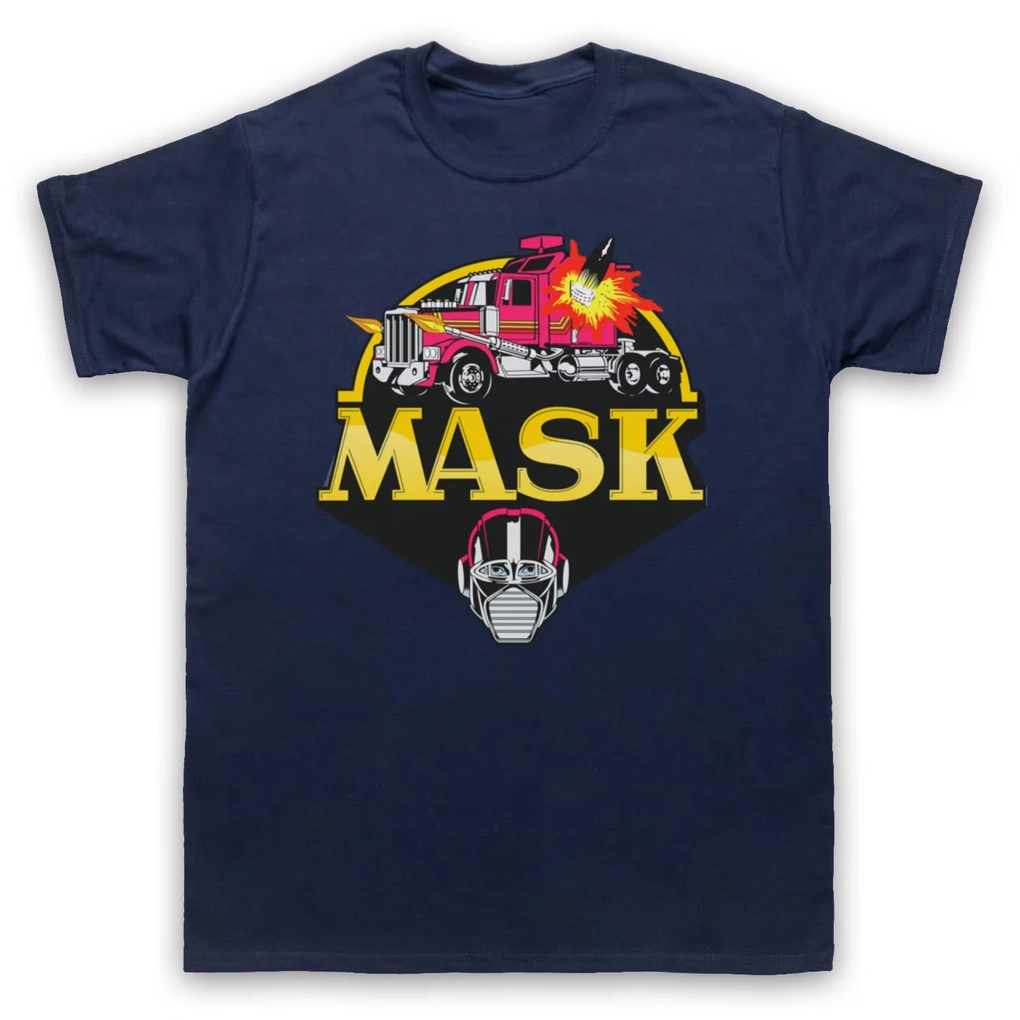 2025 T-shirts Are Selling Well in Summer M.A.S.K. MASK 80'S CARTOON LOGO ANIMATION Animated Peripheral T-shirt Women Men Fashion