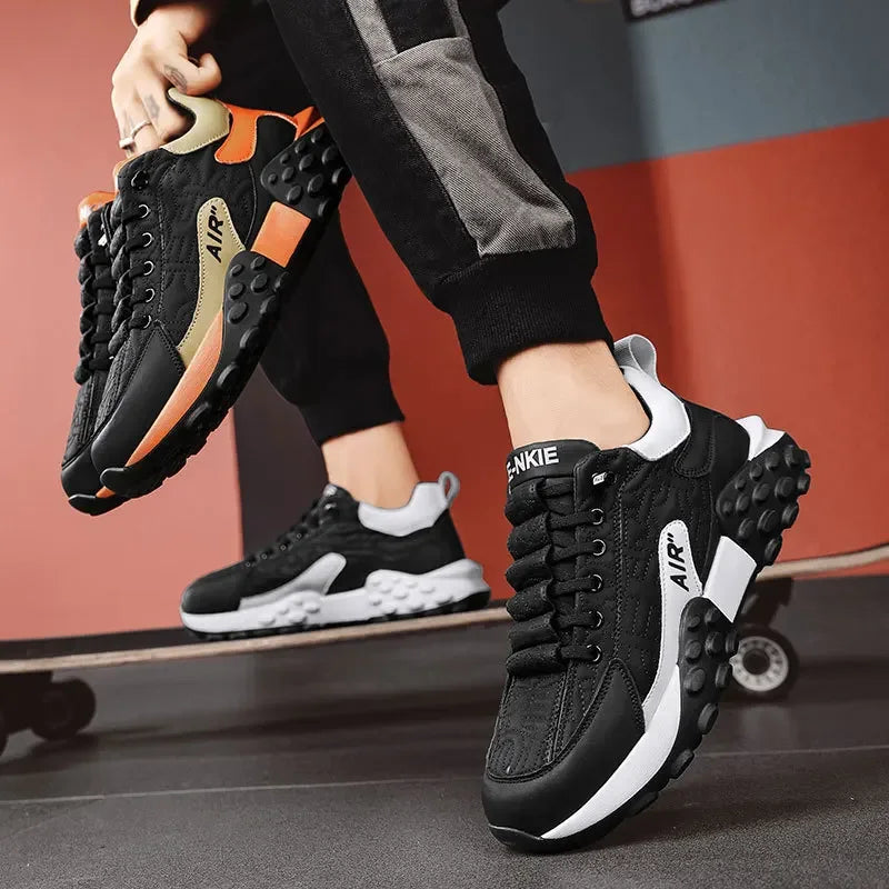 Brand Men's Sneakers Designer Comfortable Running Shoes for Men Outdoor Non-Slip Casual Shoes Fashion Platform Board Shoes Male