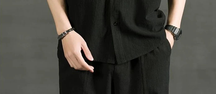 Shirts For Men White Man Shirt Plain With Pocket Linen And Cotton Half Sleeve Social Fashion Summer Designer Sale Xxl Casual Hot