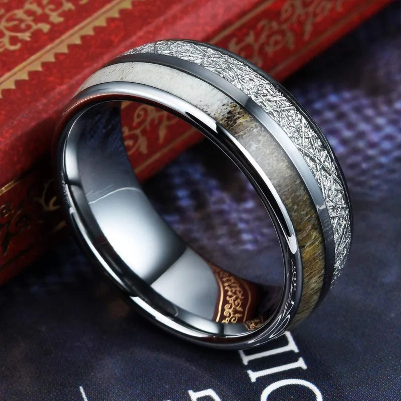 Fashion Viking Tree Of Life Stainless Steel Abalone Shell Rings For Men Odin Norse Viking Rune Rings Retro Amulet Jewelry Gift
