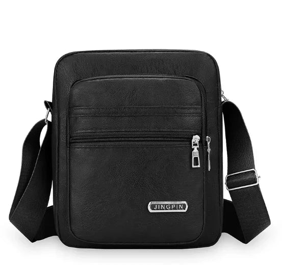 Men's Genuine Leather Crossbody Shoulder Bags High quality Tote Fashion Business Man Messenger Bag Leather Bags fanny pack