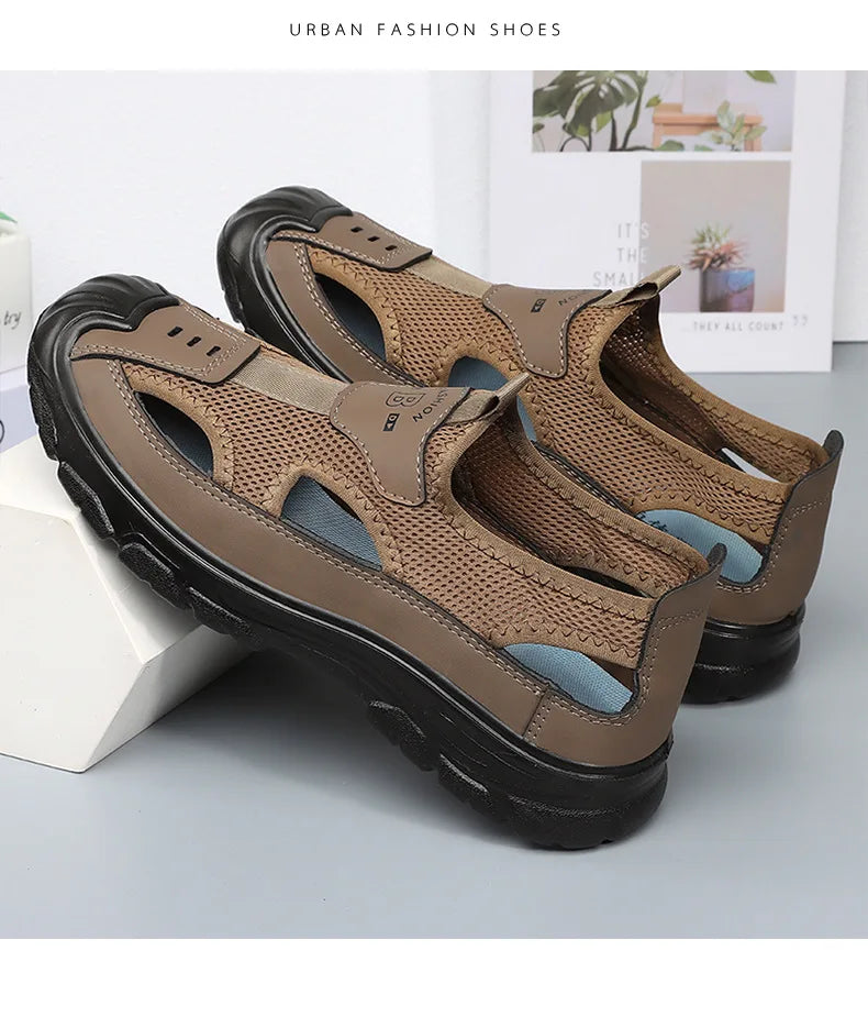 Men's Sandals 2025 New Style Diving Shoes Beach Outdoor Mountaineering Shoes Outdoor Large Sandals 39-46