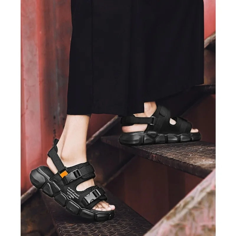 Summer High Quality Beach Sandals for Men Outdoor Breathable Wear-resistant Men Casual Sandals Fashion Holiday Shoes Zapatos De