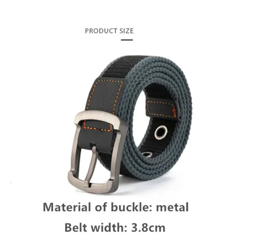 Canvas Belt Outdoor Tactical Belt Unisex High Quality Canvas Belts for Jeans Male Luxury Casual Straps Ceintures