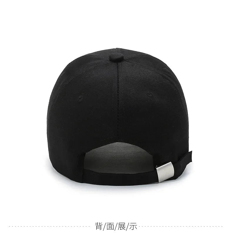 New Black Cap Hat Men Cotton Baseball Caps for Men Women Bones Masculino Branded Mens Caps Snapback Hip-Hop Hats