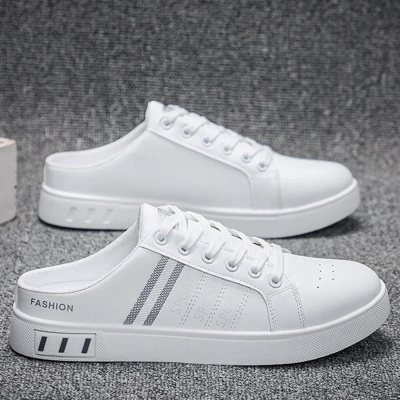Summer Men Slippers Brand Comfortable Casual Shoes for Men Fashion Flat Sneakers High Quality Men Half Slippers Tenis Masculino