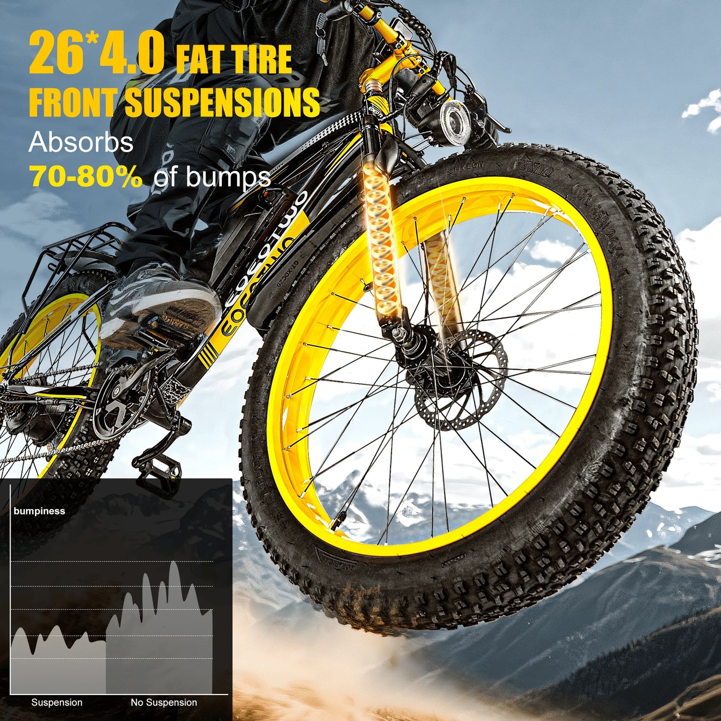 Electric Bikes 34mph 1500W Peak Motor 48V15AH Battery Mountain E Bike Adults 26*4.0 Fat Tire Electric Dirt Bike Electric Bicycle