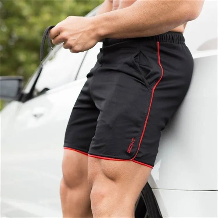 Men Fitness Shorts Summer Gyms Workout Male Breathable Mesh shorts Quick Dry Sportswear Jogger Beach Short Pants Men sweatpants
