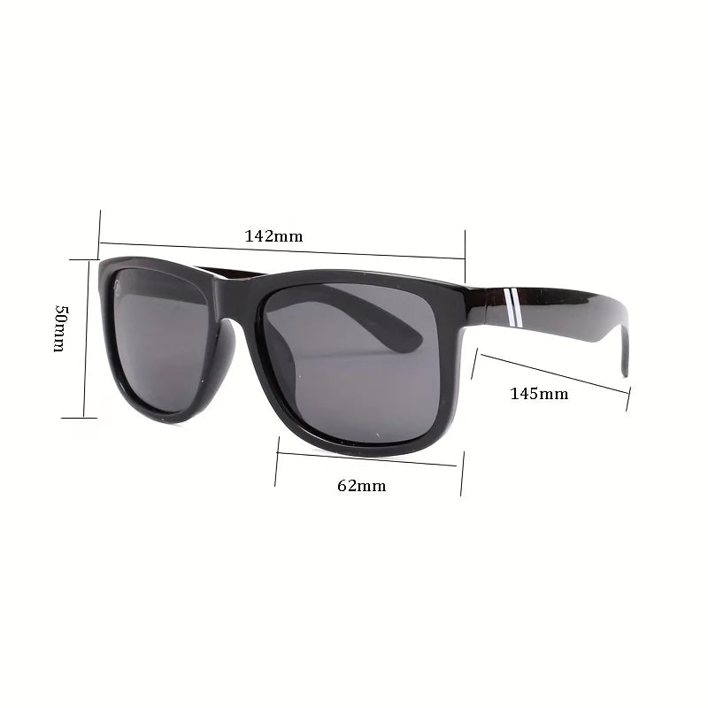 Blenders Fashion Square Women's Men's Sunglasses Men's Retro Polarized UV Glasses B4165