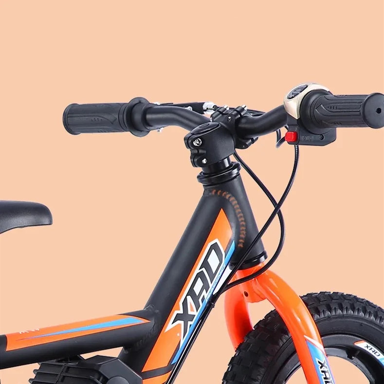 12-inch Children's Electric Bicycle Outdoor Off-road Portable Shock-absorbing Scooter