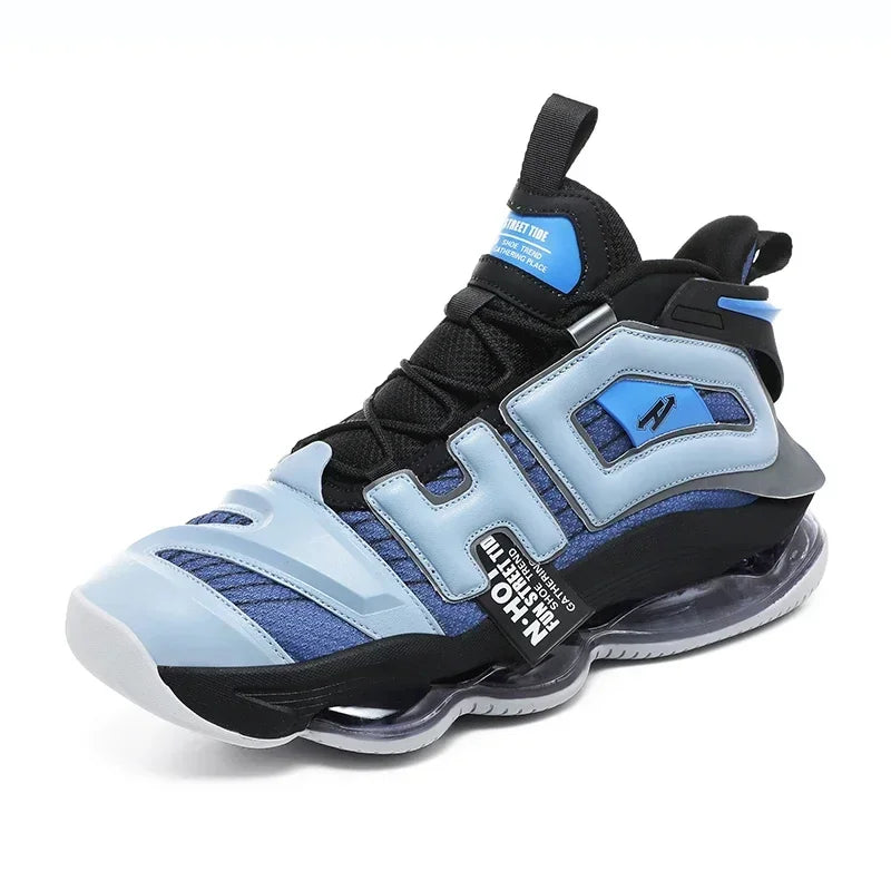 High-quality Mens Basketball Shoes High Street Original Sneakers Men Air Cushioining Rubber Anti Slip Leisure Shoes Male 39-45