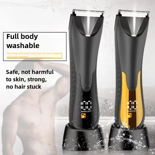 Electric Beard Trimmer for Men Cordless Hair Clippers Trimmer Set Waterproof Men Grooming Kit for Shaving Face Body Hair Trimmer