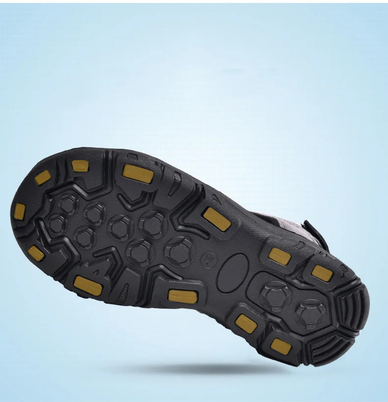 Men Sandals PU Leather Male Summer Shoes Outdoor Walking Beach Flat Sandals Shoes For Men Sneakers sandalias hombre