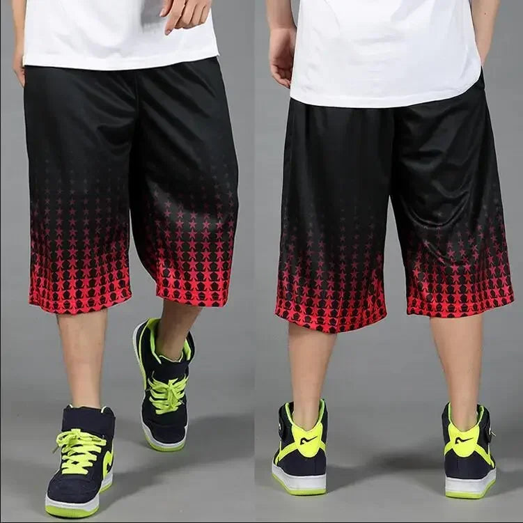 Male Short Pants Basketball Long Quick Dry Men's Shorts Training Bermuda Essential Fashion With Korean Style Stylish Clothing