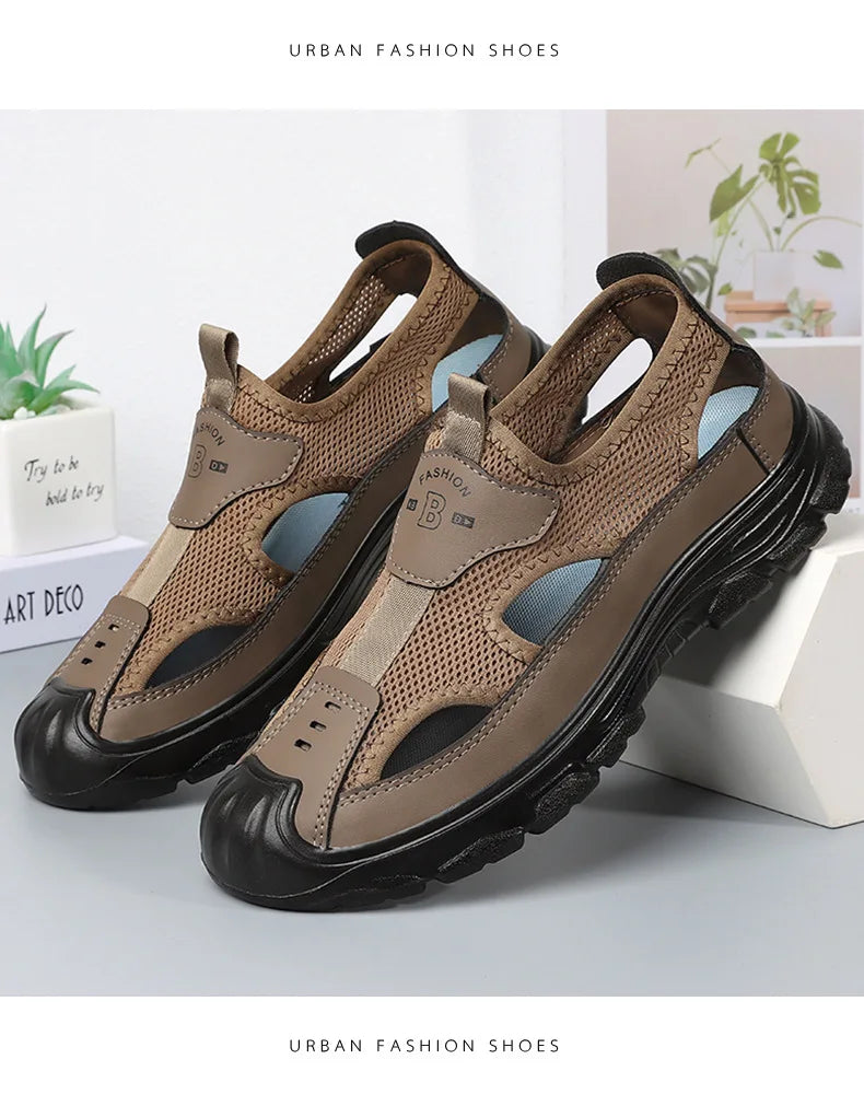 Men's Sandals 2025 New Style Diving Shoes Beach Outdoor Mountaineering Shoes Outdoor Large Sandals 39-46