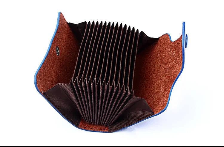 Real Genuine Leather Men Wallet ID Credit Card Holder Wallets Male Small Coin Purse Women Money Bag Vallet Slim Thin Mini Walet