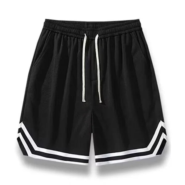 Basketball shorts for men's summer sports training in 2024, casual loose and breathable pants, American five point shorts