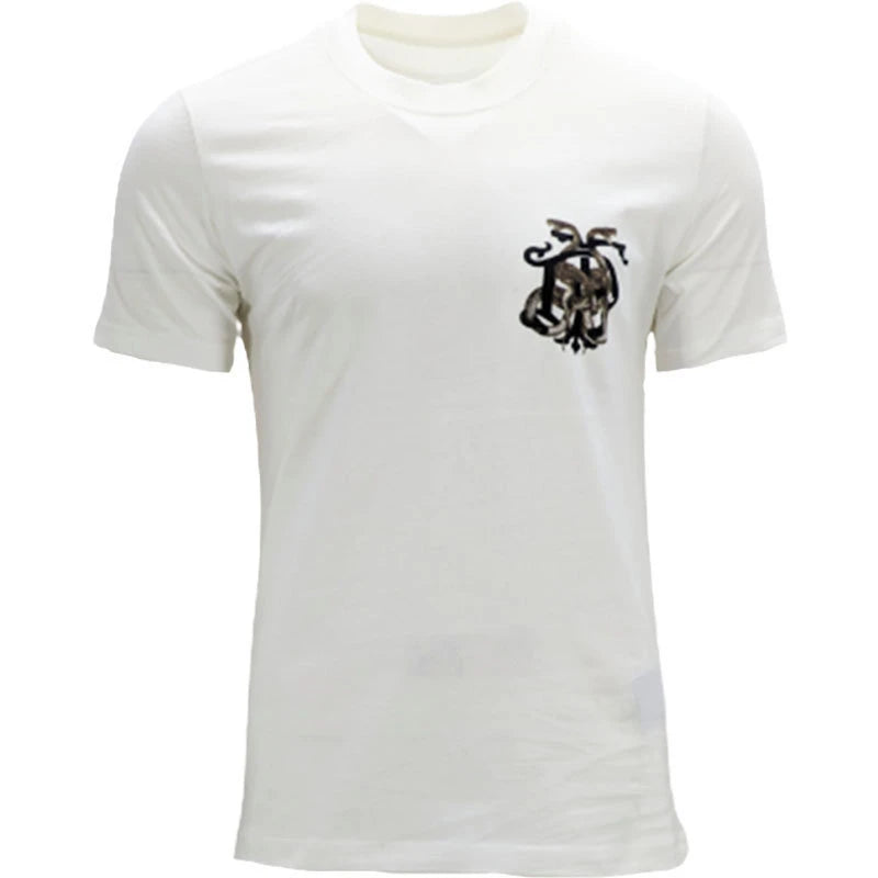 Mens Designer T Shirts Short Sleeved 100_ Cotton Summer Black White Tee  High-end Luxury Is for Both Men and Women Top Y2k