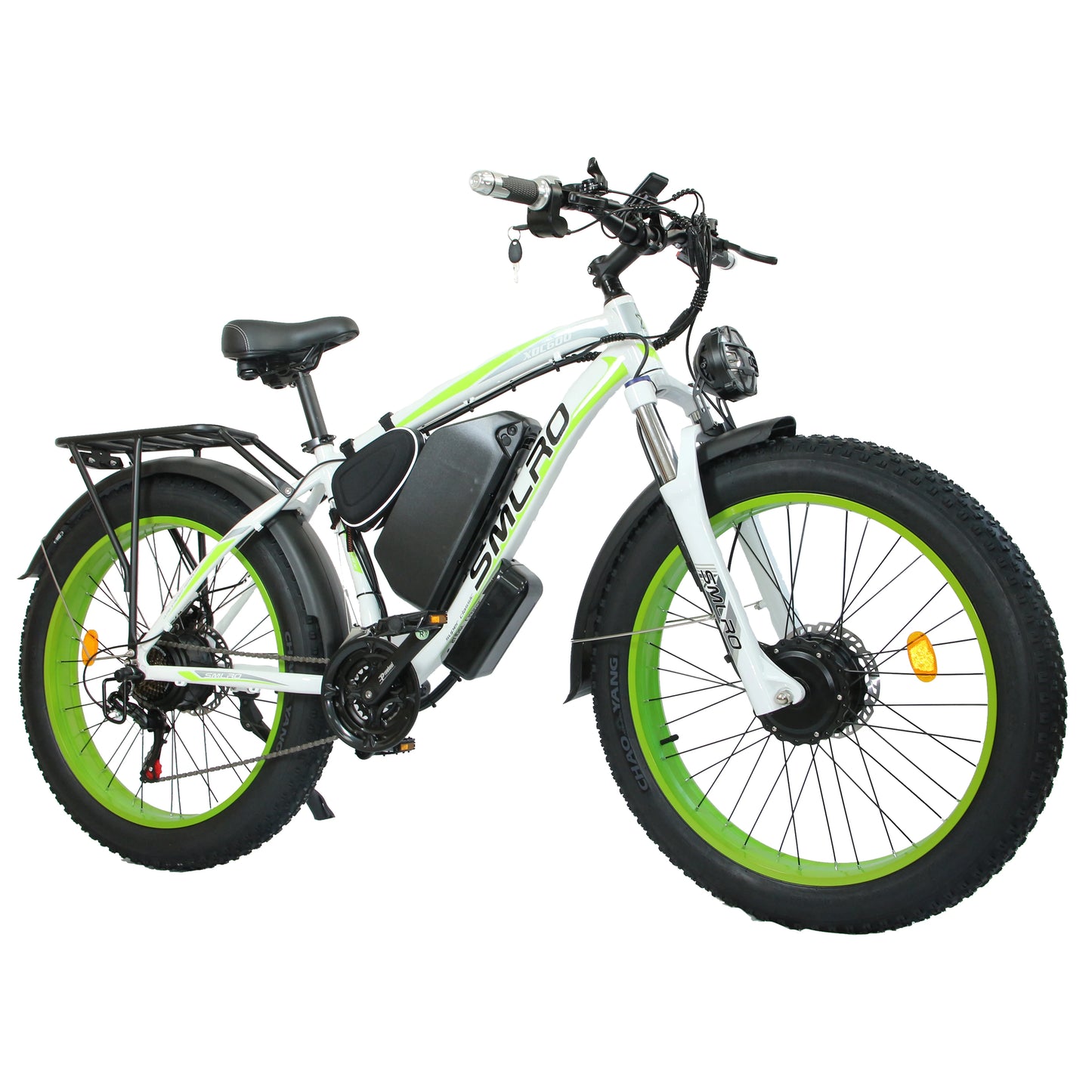 SMLRO XDC600 Adult Off-Road Ebike 3000W 52V 30Ah Hydraulic Disc Brakes Electric Bicycle 26*4.0" Fat Tire Mountain Electric Bike
