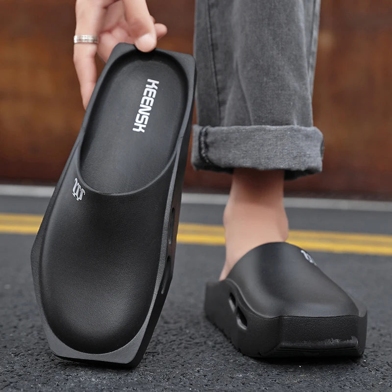Original Men Slippers Slides Summer Beach Shoes Soft Indoor Thick Bottom Sandal Suitable Outdoor Sandals Flip Flops Designer