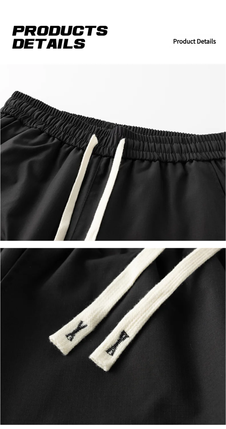 Shorts men's summer trend of work pants thin section loose five pants casual straight outside pants casual five pants