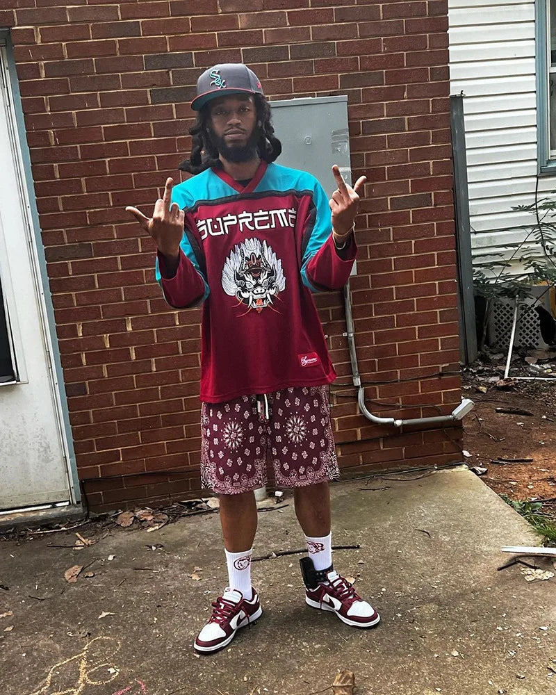 2024 New summer men shorts men and women's fashion beach seaside casual pants mesh sports quick-drying quarter pants